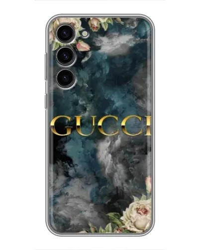 Чохол для Samsung Galaxy S23 Plus з картинкою «Абстрактні квіти Gucci» Чохол для Samsung Galaxy S23 Plus з картинкою «Абстрактні квіти Gucci»