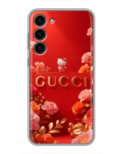 Чохол для Samsung Galaxy S23 Plus з картинкою «Gucci — золотий сад»
