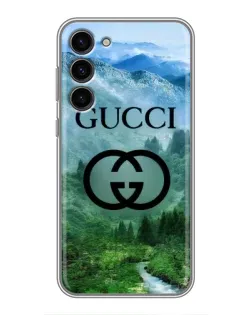 Чохол для Samsung Galaxy S23 Plus з картинкою «Gucci — гірський пейзаж»