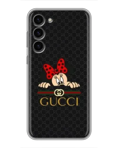 Чохол для Samsung Galaxy S23 Plus з картинкою «Мінні Маус Gucci — чорний» Чохол для Samsung Galaxy S23 Plus з картинкою «Мінні Маус Gucci — чорний»