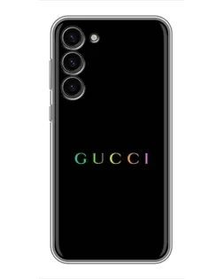 Чохол для Samsung Galaxy S23 Plus з картинкою «Gucci — неоновий мінімалізм»