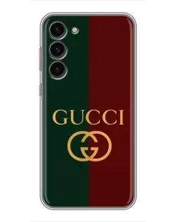 Чохол для Samsung Galaxy S23 Plus з картинкою «Gucci — темно-зелений градієнт»