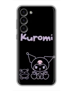 Чехол для Samsung Galaxy S23 Plus с картинкой «Kuromi — черный минимализм» Чехол для Samsung Galaxy S23 Plus с картинкой «Kuromi — черный минимализм»