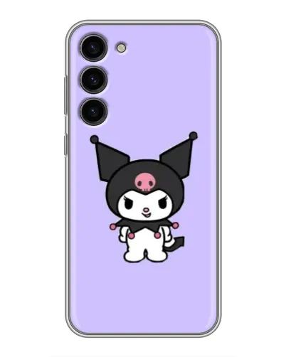 Чехол для Samsung Galaxy S23 Plus с картинкой «Kuromi — нежный фиолетовый»