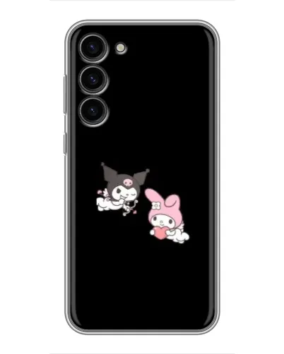 Чехол для Samsung Galaxy S23 Plus с картинкой «My Melody и Kuromi»