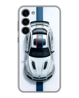 Чехол для Samsung Galaxy S23 Plus с картинкой «Вид сверху — BMW M»