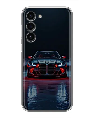 Чехол для Samsung Galaxy S23 Plus с картинкой «BMW на мокрой дороге» Чехол для Samsung Galaxy S23 Plus с картинкой «BMW на мокрой дороге»