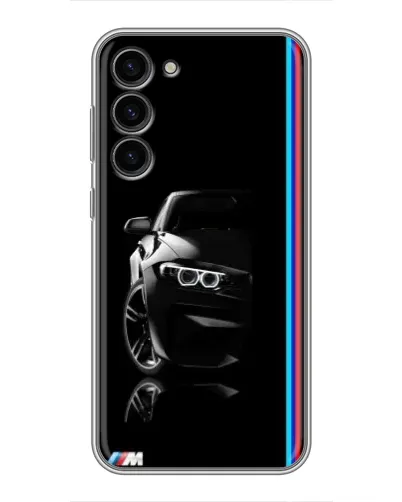Чехол для Samsung Galaxy S23 Plus с картинкой «Силуэт BMW в темноте» Чехол для Samsung Galaxy S23 Plus с картинкой «Силуэт BMW в темноте»