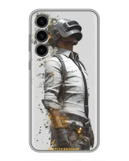 Чохол для Samsung Galaxy S23 Plus з картинкою «PUBG — боєць у пилу»