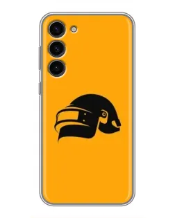 Чохол для Samsung Galaxy S23 Plus з картинкою «PUBG — золотий шолом»