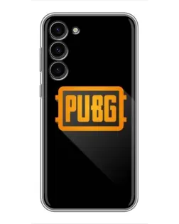 Чохол для Samsung Galaxy S23 Plus з картинкою «PUBG — рамка лого»