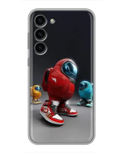 Чохол для Samsung Galaxy S23 Plus з картинкою «Among Us — 3D стиль»