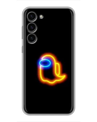 Чохол для Samsung Galaxy S23 Plus з картинкою «Among Us неонове сяйво»