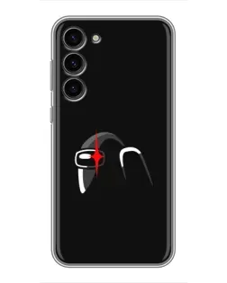 Чехол для Samsung Galaxy S23 Plus с картинкой «Among Us шлем» Чехол для Samsung Galaxy S23 Plus с картинкой «Among Us шлем»