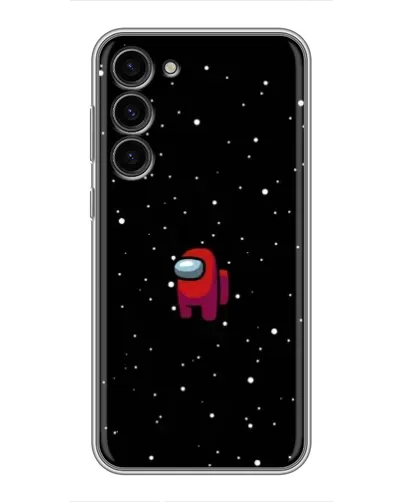 Чохол для Samsung Galaxy S23 Plus з картинкою «Червоний Among Us»