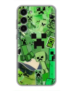 Чехол для Samsung Galaxy S23 Plus с картинкой «Криперы Minecraft» Чехол для Samsung Galaxy S23 Plus с картинкой «Криперы Minecraft»