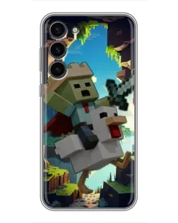 Чехол для Samsung Galaxy S23 Plus с картинкой «Стив и гусь» Чехол для Samsung Galaxy S23 Plus с картинкой «Стив и гусь»