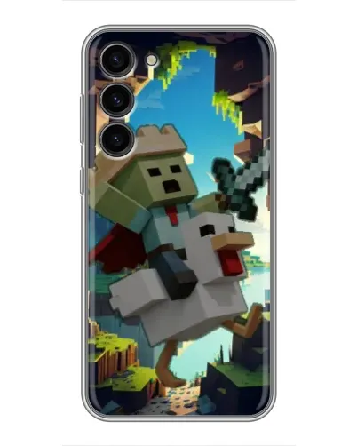 Чехол для Samsung Galaxy S23 Plus с картинкой «Стив и гусь» Чехол для Samsung Galaxy S23 Plus с картинкой «Стив и гусь»