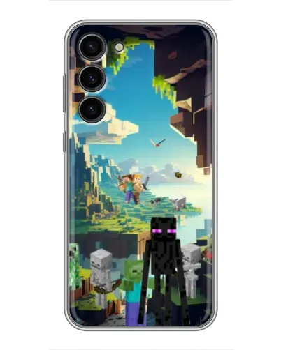 Чехол для Samsung Galaxy S23 Plus с картинкой «Эндермен в лесу» Чехол для Samsung Galaxy S23 Plus с картинкой «Эндермен в лесу»