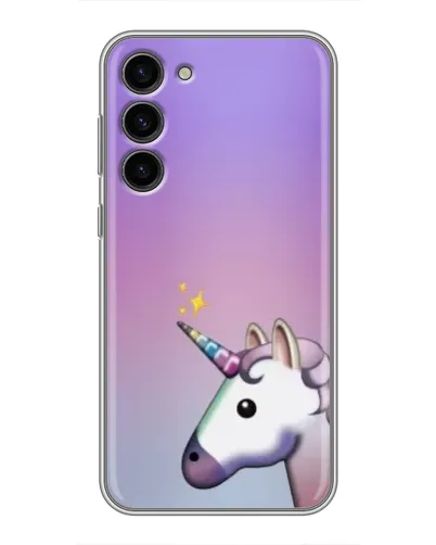 Чехол для Samsung Galaxy S23 Plus с картинкой «Единорог градиент» Чехол для Samsung Galaxy S23 Plus с картинкой «Единорог градиент»