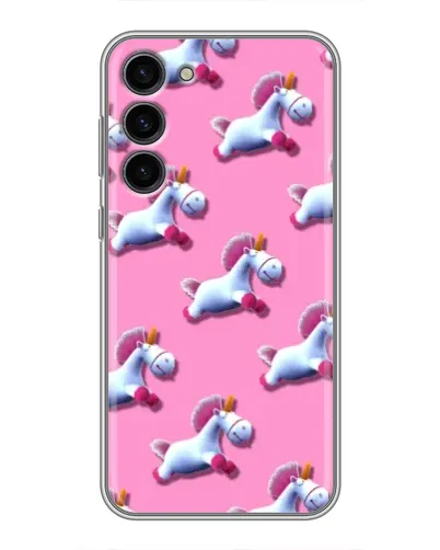 Чехол для Samsung Galaxy S23 Plus с картинкой «Единороги на розовом» Чехол для Samsung Galaxy S23 Plus с картинкой «Единороги на розовом»