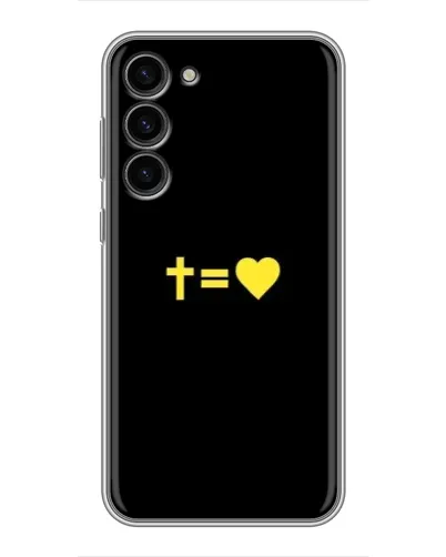 Чохол для Samsung Galaxy S23 Plus з картинкою «Серце та Хрест» Чохол для Samsung Galaxy S23 Plus з картинкою «Серце та Хрест»