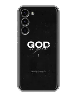 Чохол для Samsung Galaxy S23 Plus з картинкою «GOD — Бог над усім»