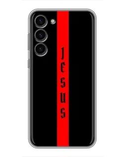 Чохол для Samsung Galaxy S23 Plus з картинкою «Червона лінія віри»