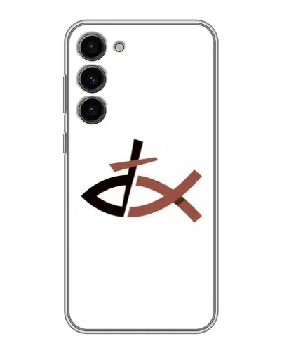Чохол для Samsung Galaxy S23 Plus з картинкою «Риба та хрест» Чохол для Samsung Galaxy S23 Plus з картинкою «Риба та хрест»