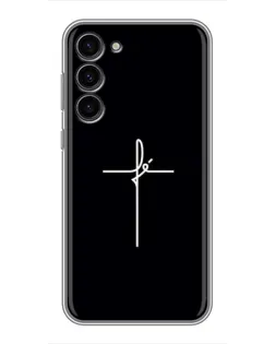 Чехол для Samsung Galaxy S23 Plus с картинкой «Тонкий крест»