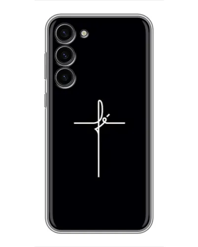 Чехол для Samsung Galaxy S23 Plus с картинкой «Тонкий крест» Чехол для Samsung Galaxy S23 Plus с картинкой «Тонкий крест»