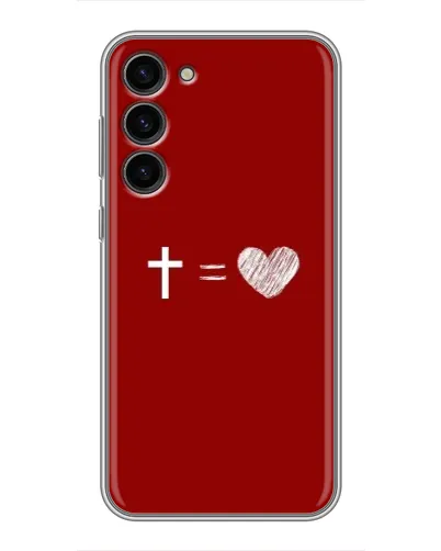 Чехол для Samsung Galaxy S23 Plus с картинкой «Уравнение любви» Чехол для Samsung Galaxy S23 Plus с картинкой «Уравнение любви»