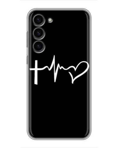 Чехол для Samsung Galaxy S23 Plus с картинкой «Пульс веры» Чехол для Samsung Galaxy S23 Plus с картинкой «Пульс веры»
