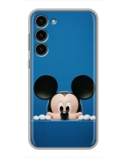 Чехол для Samsung Galaxy S23 Plus с картинкой «Микки выглядывает» Чехол для Samsung Galaxy S23 Plus с картинкой «Микки выглядывает»