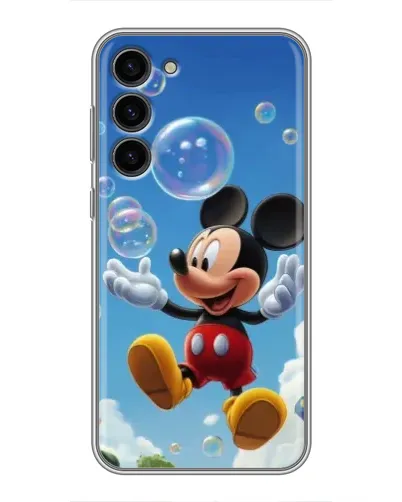 Чехол для Samsung Galaxy S23 Plus с картинкой «Mickey и мыльные пузыри» Чехол для Samsung Galaxy S23 Plus с картинкой «Mickey и мыльные пузыри»
