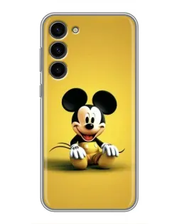 Чехол для Samsung Galaxy S23 Plus с картинкой «Микки на желтом» Чехол для Samsung Galaxy S23 Plus с картинкой «Микки на желтом»