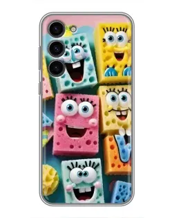 Чехол для Samsung Galaxy S23 Plus с картинкой «Цветные губки»
