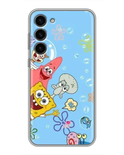 Чехол для Samsung Galaxy S23 Plus с картинкой «Веселые пузырьки»