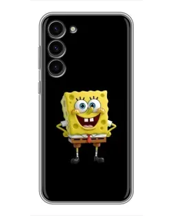 Чехол для Samsung Galaxy S23 Plus с картинкой «Классический Губка Боб»
