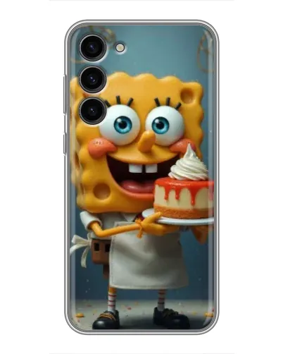 Чехол для Samsung Galaxy S23 Plus с картинкой «Повар Спанч Боб»