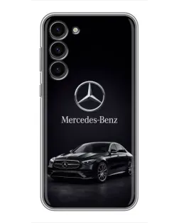 Чехол для Samsung Galaxy S23 Plus с картинкой «Mercedes — решетка радиатора»