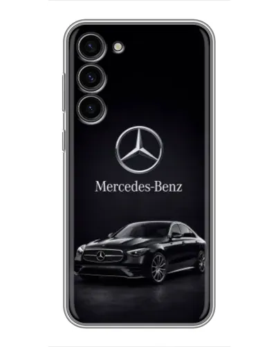 Чехол для Samsung Galaxy S23 Plus с картинкой «Mercedes — решетка радиатора»