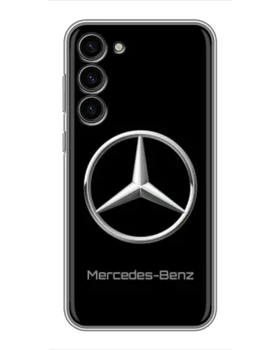 Чехол для Samsung Galaxy S23 Plus с картинкой «Mercedes Silver Logo»