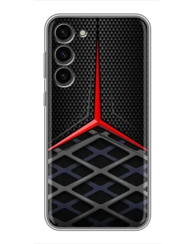 Чехол для Samsung Galaxy S23 Plus с картинкой «Mercedes Carbon Grid»