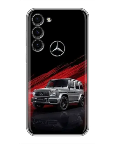 Чехол для Samsung Galaxy S23 Plus с картинкой «Mercedes G-Class красный»