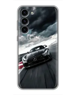 Чехол для Samsung Galaxy S23 Plus с картинкой «Гоночный Mercedes AMG»