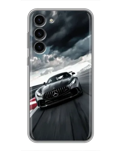 Чехол для Samsung Galaxy S23 Plus с картинкой «Гоночный Mercedes AMG»
