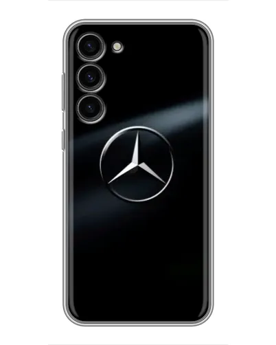 Чехол для Samsung Galaxy S23 Plus с картинкой «Mercedes на металле» Чехол для Samsung Galaxy S23 Plus с картинкой «Mercedes на металле»
