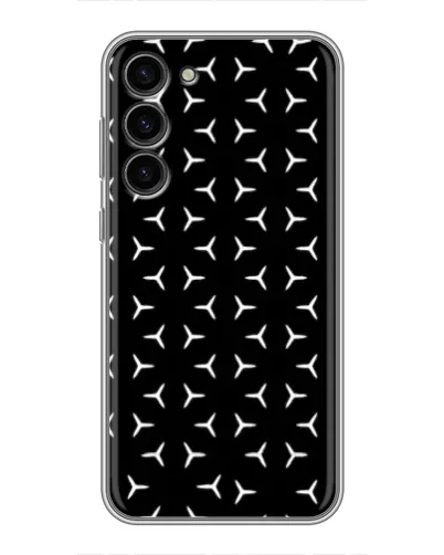 Чехол для Samsung Galaxy S23 Plus с картинкой «Mercedes паттерн звезд» Чехол для Samsung Galaxy S23 Plus с картинкой «Mercedes паттерн звезд»