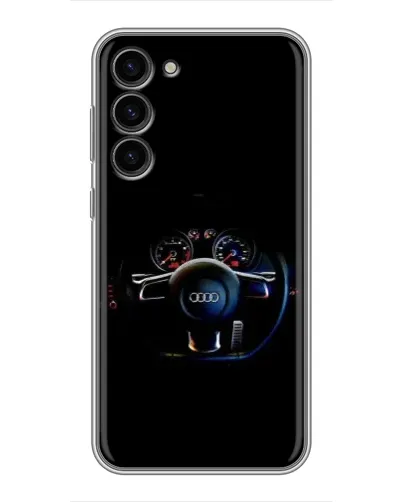 Чохол для Samsung Galaxy S23 Plus з картинкою «Салон Audi — кермо» Чохол для Samsung Galaxy S23 Plus з картинкою «Салон Audi — кермо»